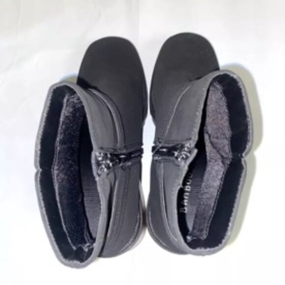 Bamboo Affirm Lug Sole Bootie Women's Boot Black Size 7 - Picture 6 of 7